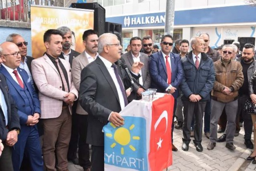 İYİ PARTİ SEÇİM OFİSİNİ KARAMAN HALKININ HİZMETİNE AÇTI