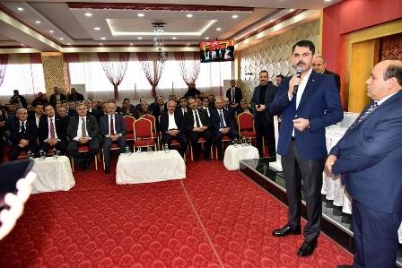 Bakan Kurum Anahtar Teslim Törenine Katıldı