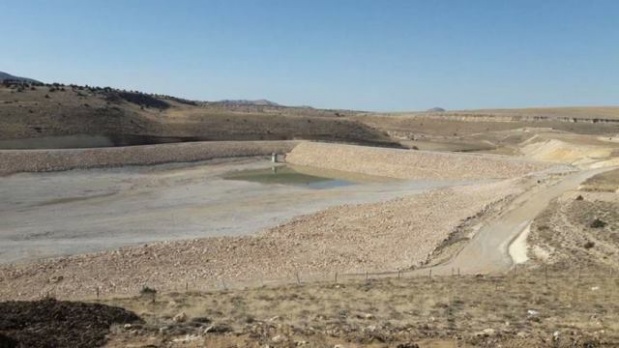 TAŞKALE GÖLETİ SU TUTMAYA BAŞLADI