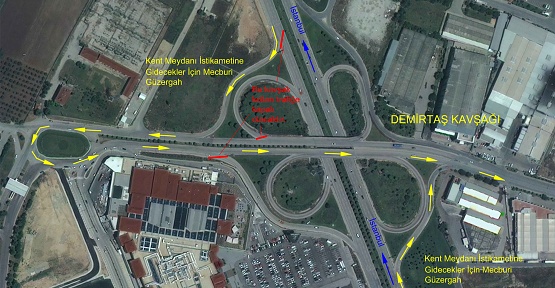 Bursa İstanbul Caddesi’nde Trafik Düzenlemesi