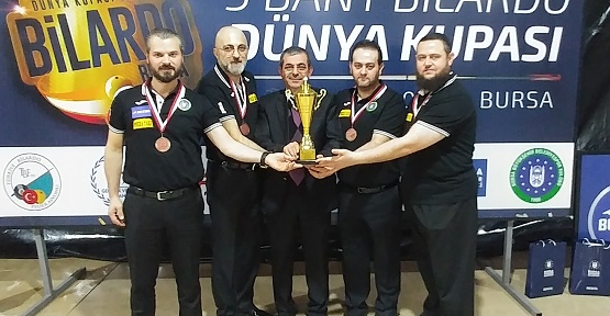 Büyükşehir Bilardo Takımı Türkiye Üçüncüsü