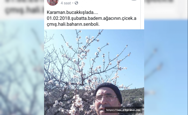 KARAMAN’DA ÇİÇEKLER AÇTI