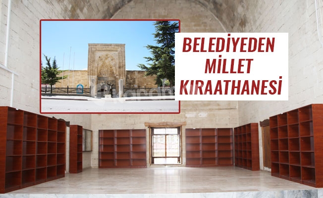 BELEDİYEDEN MİLLET KIRAATHANESİ