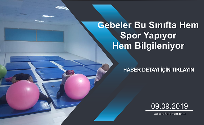 Gebeler Bu Sınıfta Hem Spor Yapıyor Hem Bilgileniyor