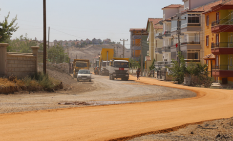 Karaman Siyahser Mahallesinde Yol Çalışması Tamamlanıyor