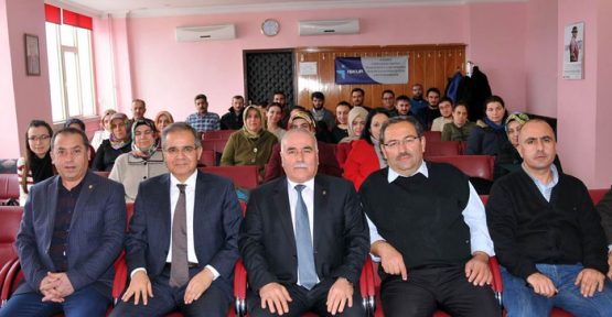 Karaman Valisi Tapsız Esnaf Odalarının Temsilcileriyle görüştü