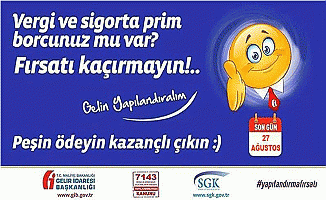 Yapılandırmada Son Gün 27 Ağustos