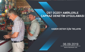 ÜST DÜZEY AMİRLERLE ÇAPRAZ DENETİM UYGULAMASI